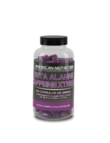 BETA ALANINA CON CAFEÍNA 100 cáps-968 Mg.
